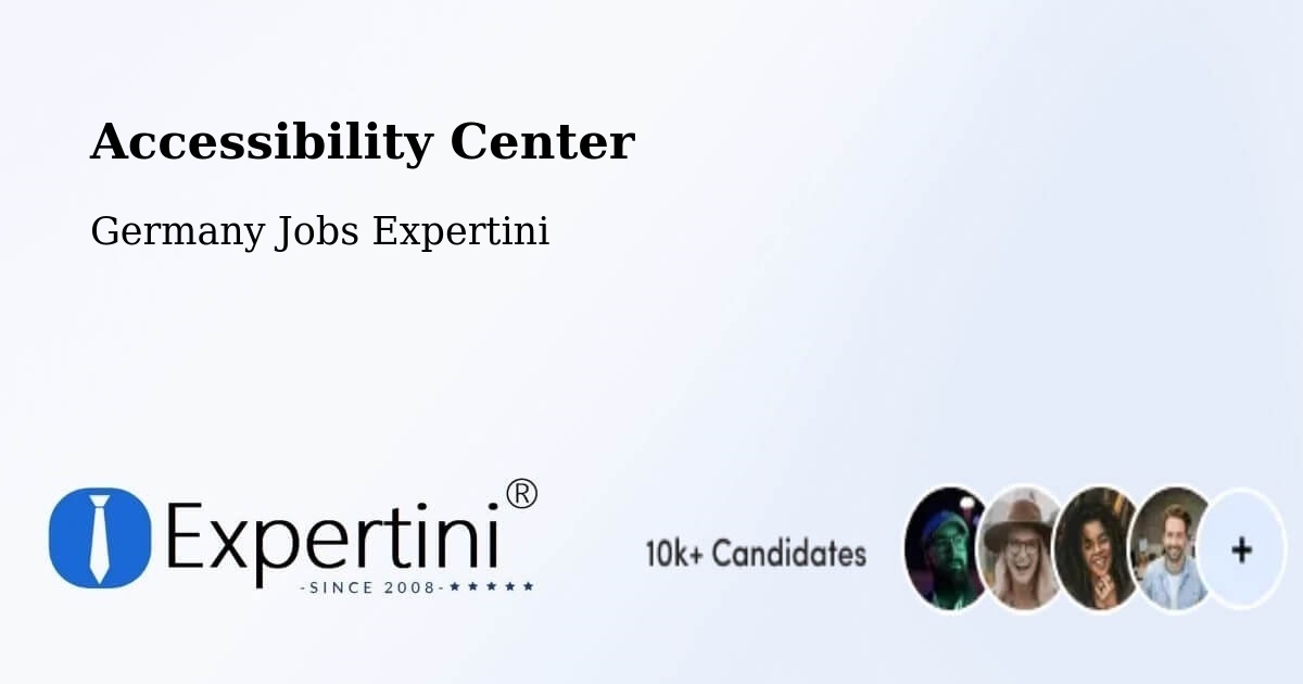 Accessibility Statement – Upper Bavaria - Germany Jobs Expertini