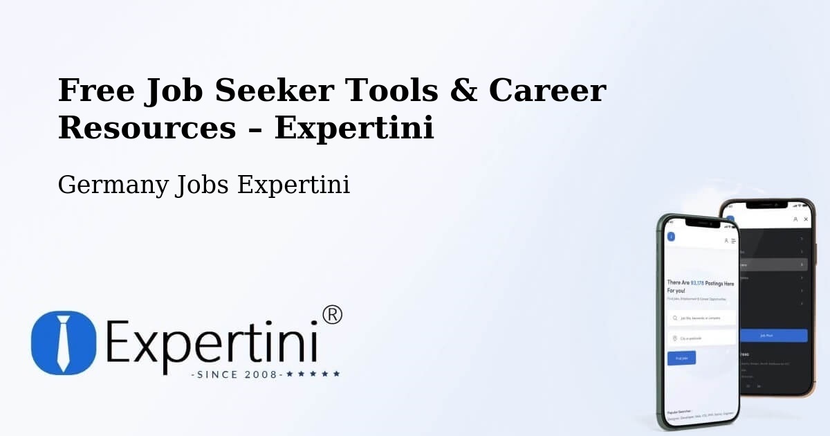 Free Job Seeker Tools & Career Resources – Upper Bavaria - Upper Bavaria, Germany Jobs Expertini
